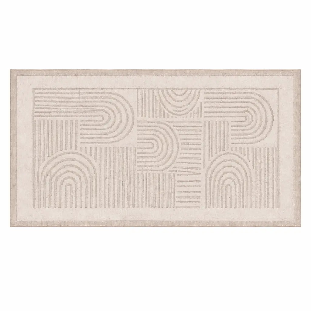 Tapete Quarto Bege Fundo Branco