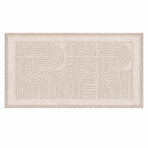 Tapete Quarto Bege Fundo Branco