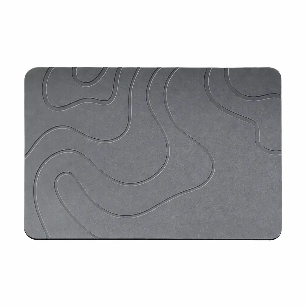 Tapete Banho Sereno Fundo Branco