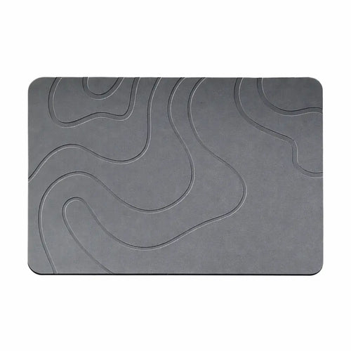 Tapete Banho Sereno Fundo Branco