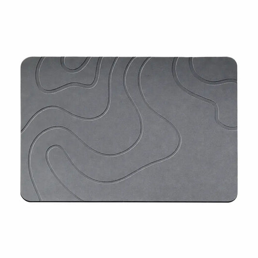 Tapete Banho Sereno Fundo Branco