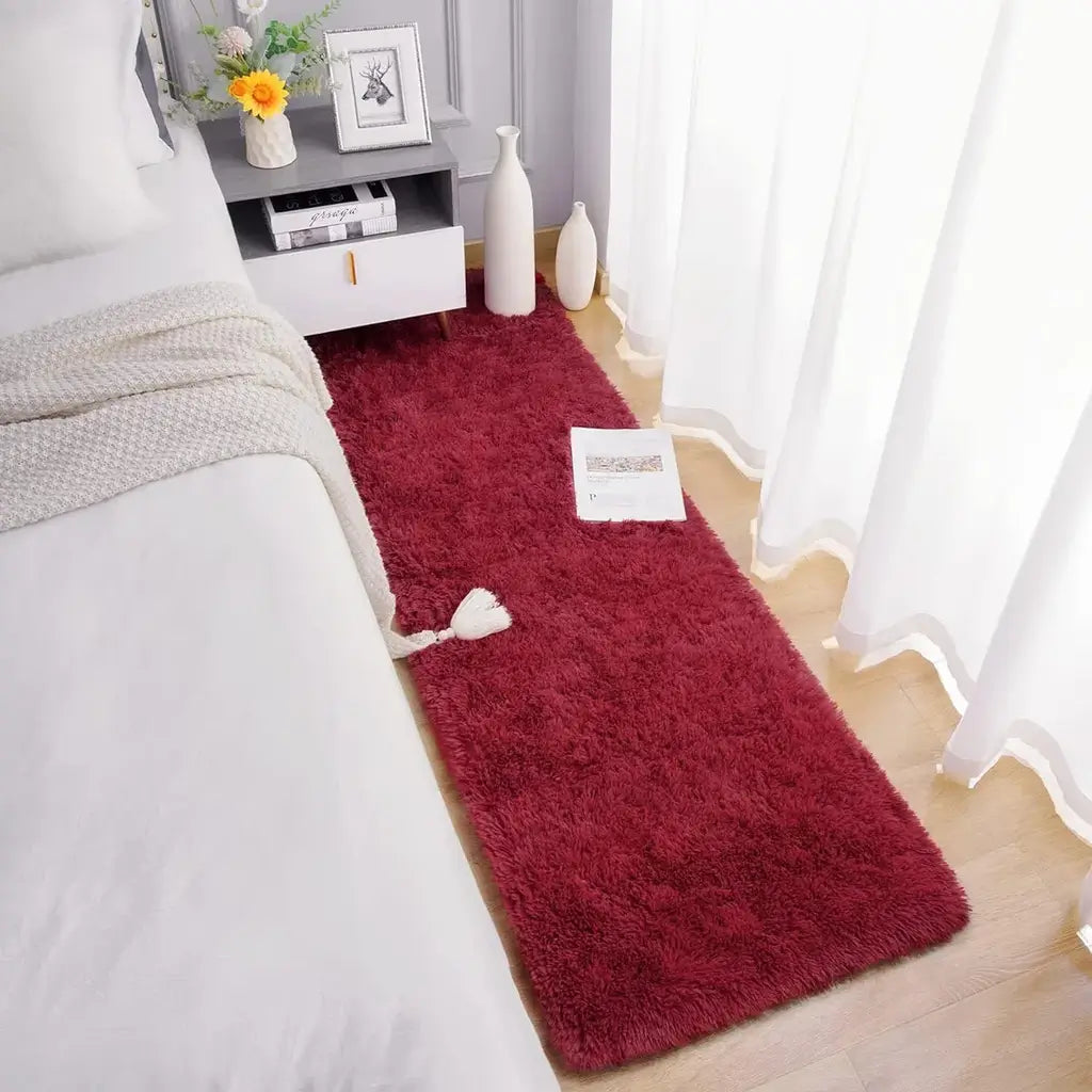 Tapete Quarto vermelho chão do Quarto
